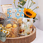 Golden Bloom Chocolate Gift Tray