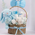 Welcome Baby Boy Gift Basket