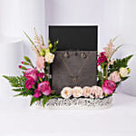 Cerruri 1881 Gold Plated Jewel and Flower Tray for Her