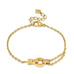 Cerruti 1881 Gold plated Sabrina Bracelet for Her