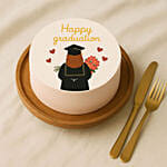 Graceful Graduate Cake Half Kg