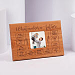 What Makes a Father Wooden Plaque