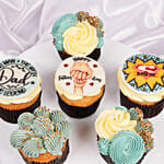 Fathers Day Red Velvet Cupcakes
