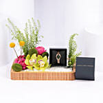 Daniel Wellington Emeral Gold Watch Gift Tray for Her