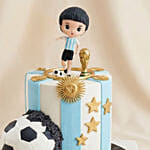 Argentina Football Fan Chocolate Cake 1Kg