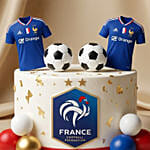 France Team Fan Chocolate Cake 2 Kg