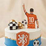 Netherlands Football Fan Chocolate Cake 1Kg