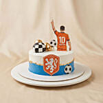 Netherlands Football Fan Chocolate Cake 1Kg