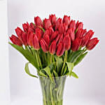 Red Tulip Arrangement Premium