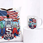 Personalized USA Football Gift Set