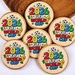 World Cup Party Cookies 6 Pcs