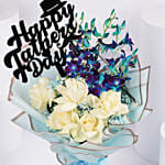 Dads Blue Elegance Bouquet