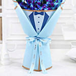 Fathers Day Blue Orchid Tribute