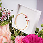 Caroline Svedbom 18k Gold plated Swarovski Crystal Rose Bracelet
