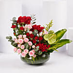 Elegant Rose Vase Bowl
