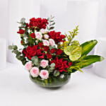 Elegant Rose Vase Bowl