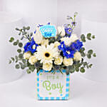 It's A Boy Flower Vase