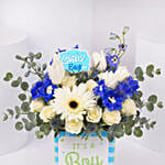 It's A Boy Flower Vase