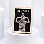 Gratitude For Dad Frame