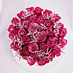 Luxury Pink Roses In A Box