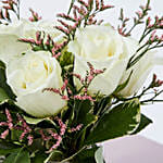 White Roses in a Vase