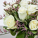 White Roses in a Vase