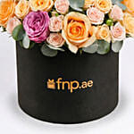 Mix Roses in Black Box