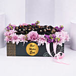 Personalised Purple Bloom Date Gift