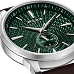 Police Green Dial Leather Watch for Him
