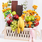 Sweetness Basket with Fruits