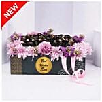 Personalised Purple Bloom Date Gift