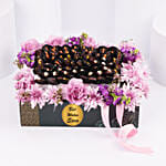 Personalised Purple Bloom Date Gift