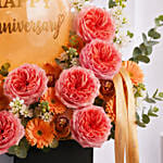 Anniversary Elegant Flower Box