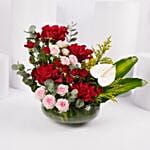 Elegant Rose Vase Bowl
