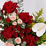Elegant Rose Vase Bowl