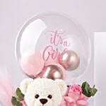 New Born Girl Bloom Hug Box