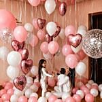 100 بالونة جميلة للحفلات بألوان مختلفة تدوم لمدة 8 ساعات