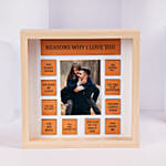 Reasons Of Love Engraved Photo Frame