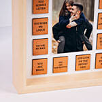 Reasons Of Love Engraved Photo Frame