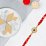 Om Shakti Rakhi With Kaju Katli