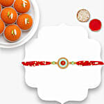 Om Shakti Rakhi With Motichoor Laddoo