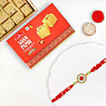 Om Shakti Rakhi With Soan Papdi