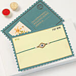 Signature Evil Eye Rakhi With Ferrero Rocher 3 Pcs