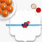 Spider Hero Rakhi With Motichoor Laddoo