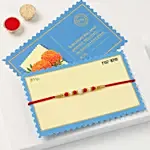 Traditional Bead Rakhi With Ferrero Rocher 3 Pcs