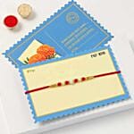 Traditional Bead Rakhi With Motichoor Laddoo