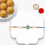 Ethnic Treasure Rakhi With Besan Laddoo