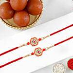 Royal Ethnic Rakhi Set And Gulab Jamun 1Kg