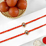 Sacred Mauli Rakhi Set Of 2 And Gulab Jamun 1Kg