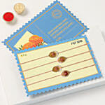 Premium Beads Rakhi Set Of 4 With Ferrero Rocher 3 Pcs
